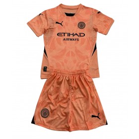 Manchester City Torwart Auswärtstrikot 2024-25 Kurzarm (+ kurze hosen)
